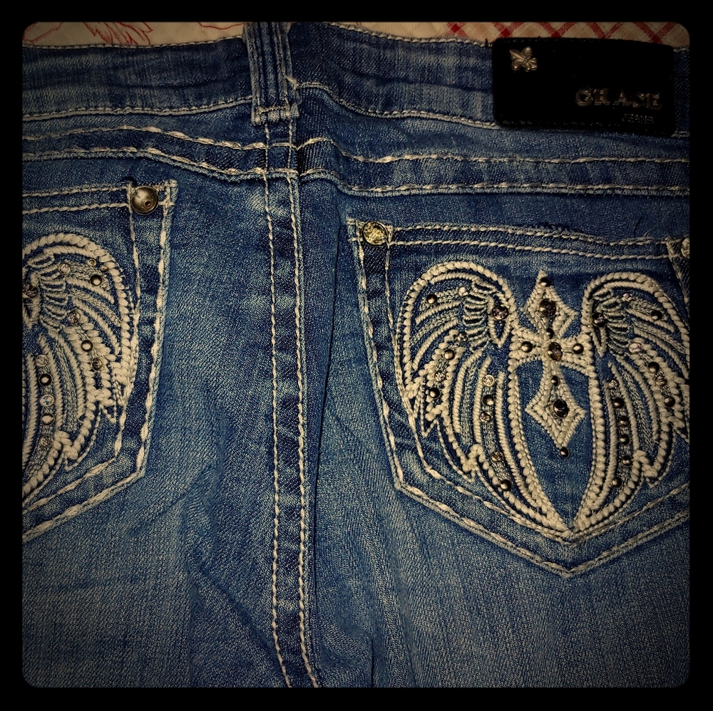 Grace in LA jeans Crop Size 27